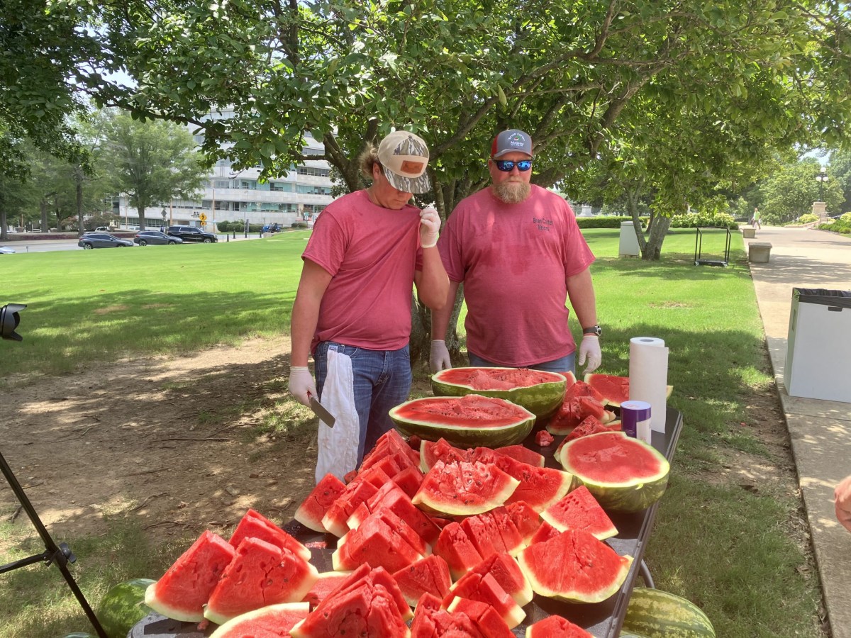 Cave City watermelons showcased at state Capitol